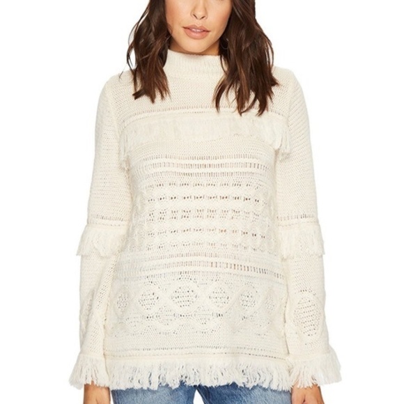 BB Dakota | Baker Fringe Sweater - Picture 1 of 7